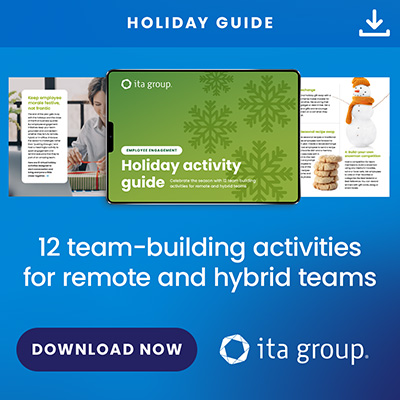 view our guide with 12 team-building activities for remote and hybrid teams