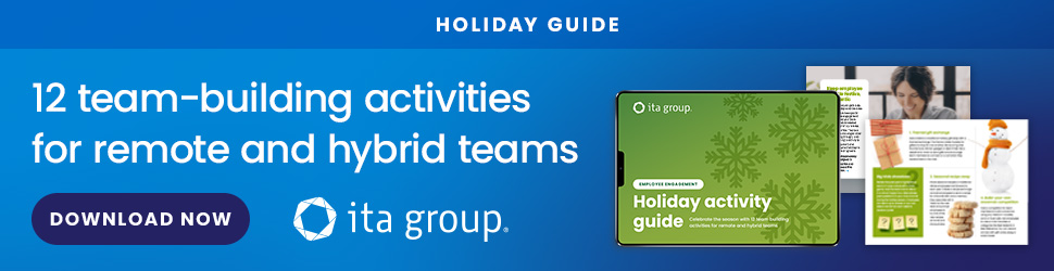 View our holiday guide with 12 team-building activities for remote and hybrid teams