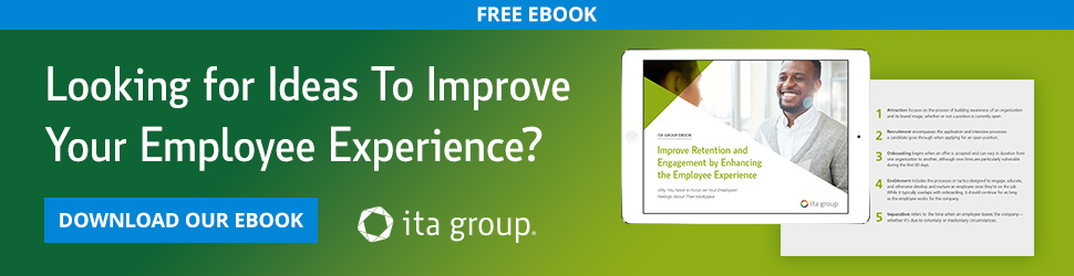 Download our Ebook, Improve Retention & Engagement by Enhancing the Employee Experience