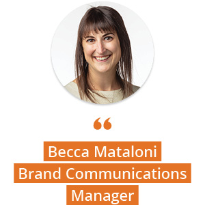 becca mataloni, brand communications manager