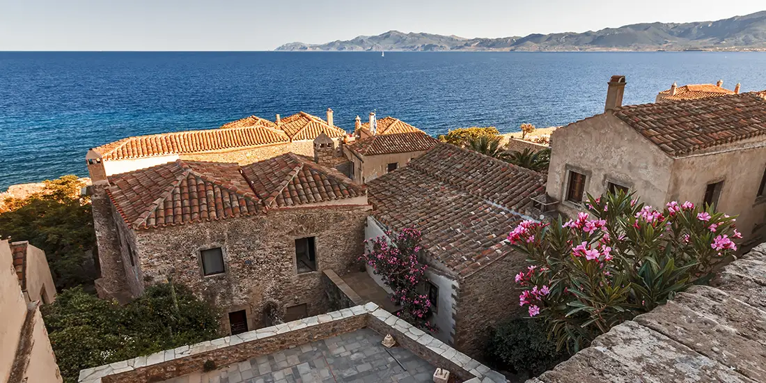 Village in Peloponnese Peninsula, Greece