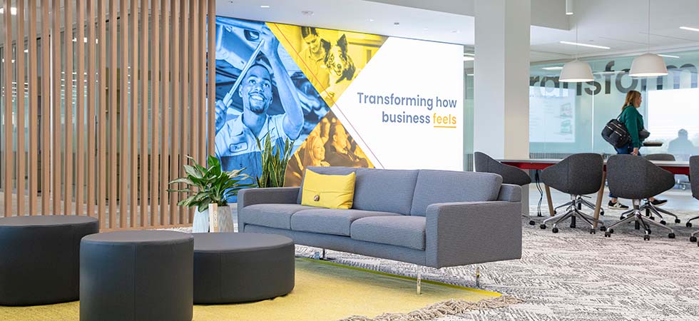 building graphics showing employer value prop